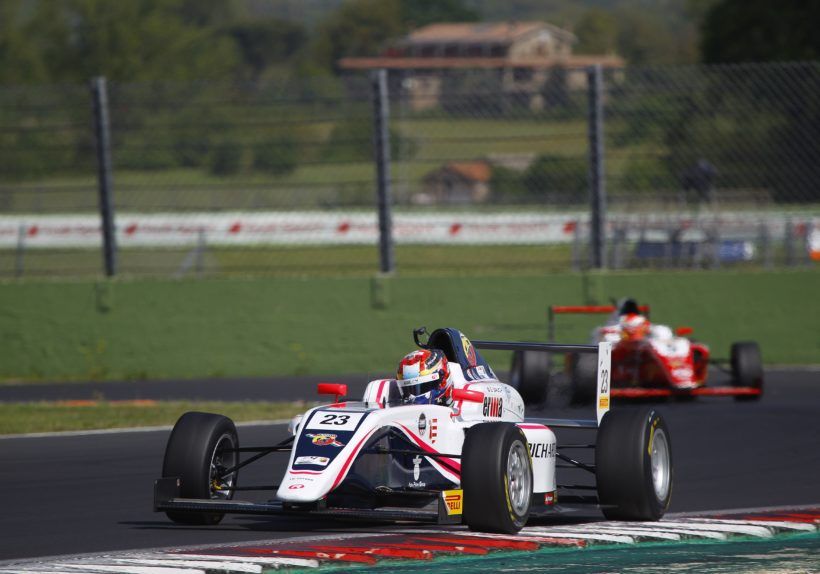 Gregoire Saucy (R-ace GP,Tatuus F.4 T014 Abarth #23)