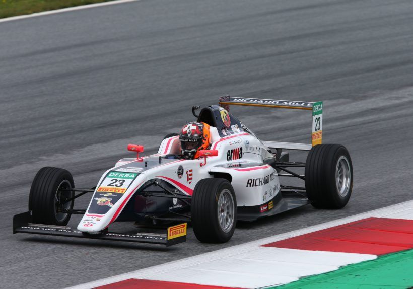 Gregoire Saucy (R-ace GP,Tatuus F.4 T014 Abarth #23)