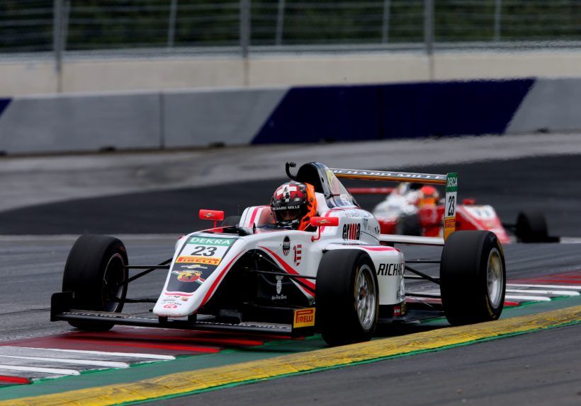 Gregoire Saucy (R-ace GP,Tatuus F.4 T014 Abarth #23)