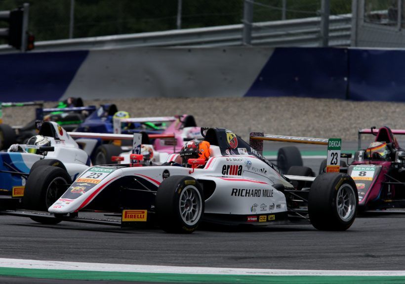 Gregoire Saucy (R-ace GP,Tatuus F.4 T014 Abarth #23)