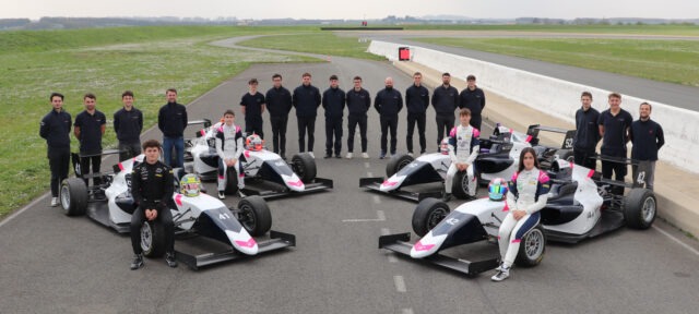 Italian F4 R-ace GP lineup Alex POWELL Emanuele OLIVIERI Emily Cotty Oleksandr SAVINKOV Guy Albag