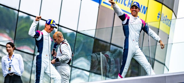 michelin le mans cup road to le mans podium r-ace gp hadrien david hugo schwarze 85 2025 season