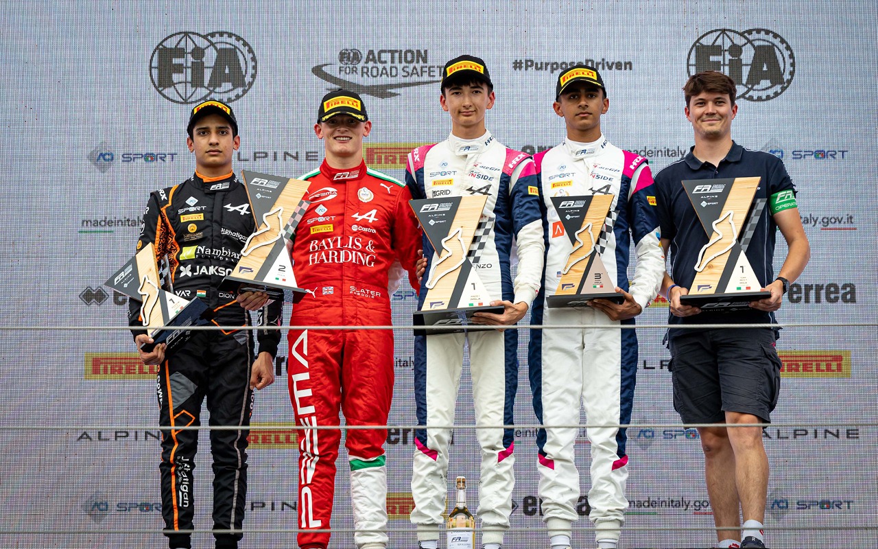 r-ace gp akshay bohra enzo deligny race weekend imola double win double podium double pole 2