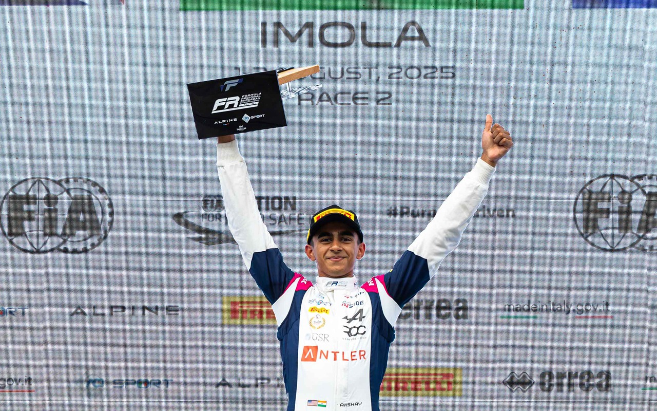 r-ace gp akshay bohra race weekend imola double win double podium double pole