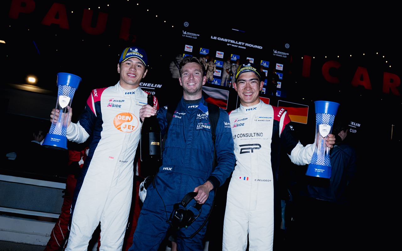 Michelin Le Mans Cup Paul Ricard Podium P2 Enzo Peugeot Danial Frost
