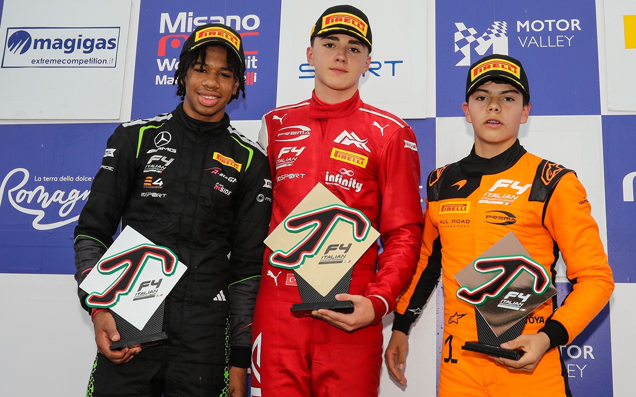 R-ace GP Italian F4 Misano Kenzo Craigie rookie