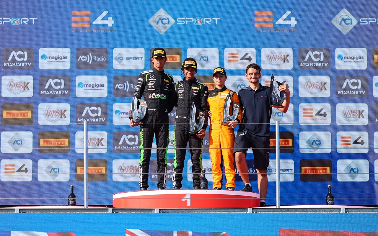 EURO4 Paul Ricard Kenzo Craigie Andy Consani r-ace gp winner second rookie