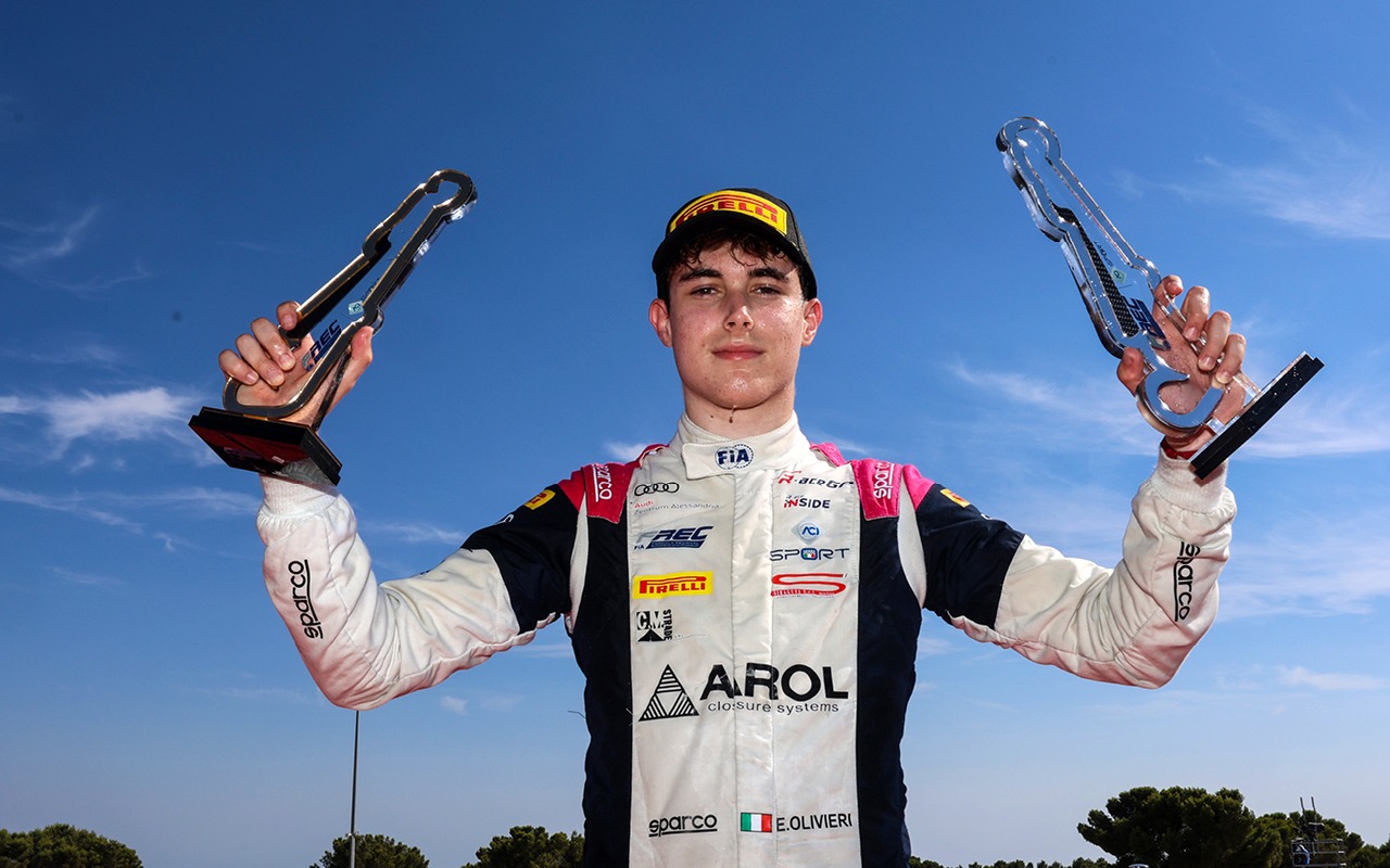 r-ace gp FREC emanuele olivier podium deuxième rookie win paul ricard