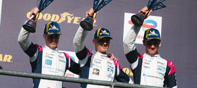 r-ace gp elms spa podium hugo schwarze pierre-alexandre provost fabien michal 2