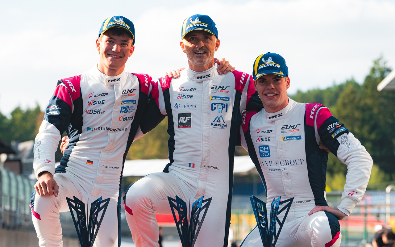 r-ace gp elms spa podium hugo schwarze pierre-alexandre provost fabien michal 3