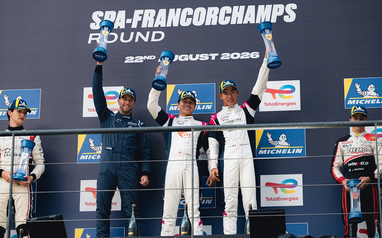 r-ace gp michelin le mans cup win spa enzo peugeot danial frost 2