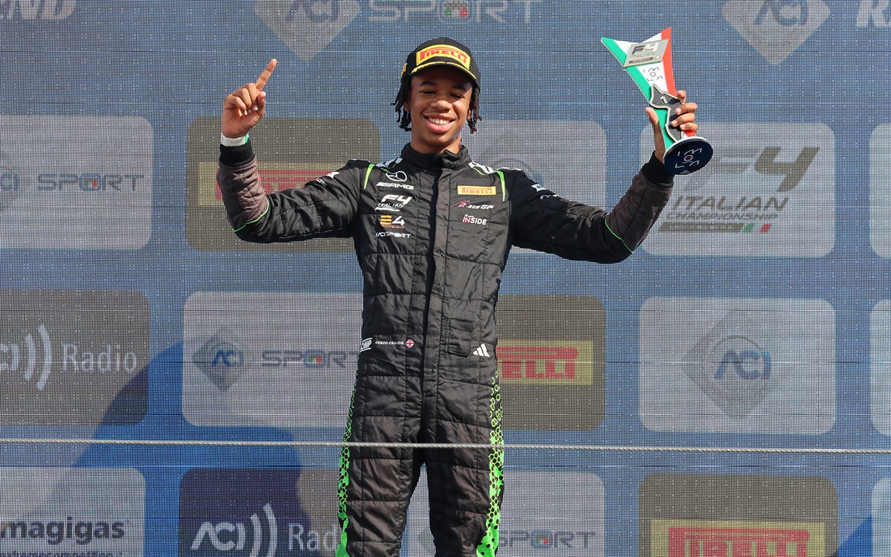 r-ace gp 2026 f4 italian championship kenzo craigie podium win
